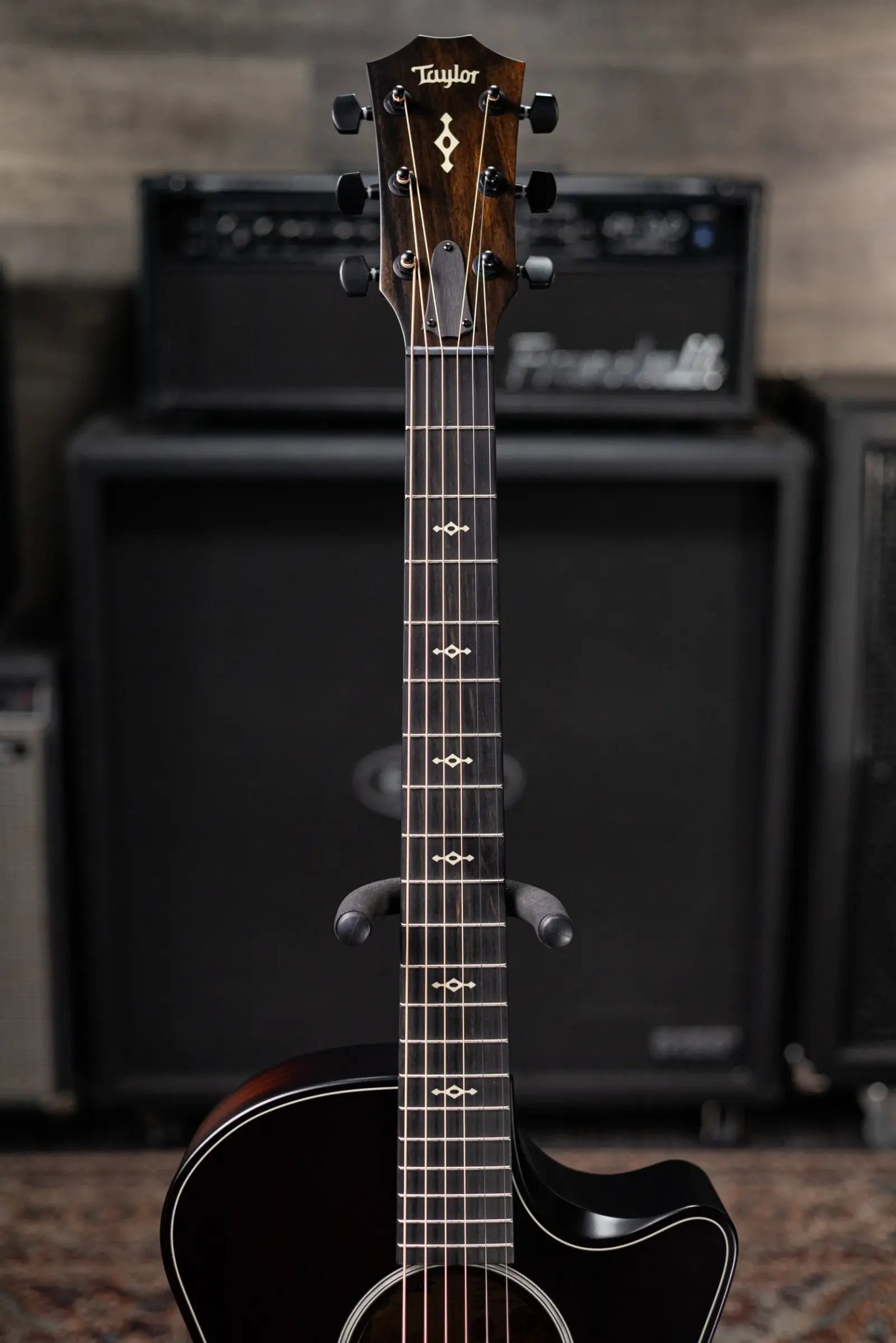 Taylor Next Generation Builder's Edition 324ce Grand Auditorium Acoustic/Electric Guitar - Tobacco Kona Burst with Hardshell Case