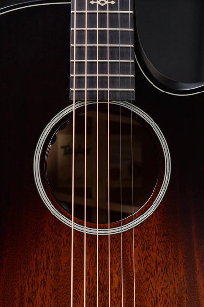 Taylor Next Generation Builder's Edition 324ce Grand Auditorium Acoustic/Electric Guitar - Tobacco Kona Burst with Hardshell Case