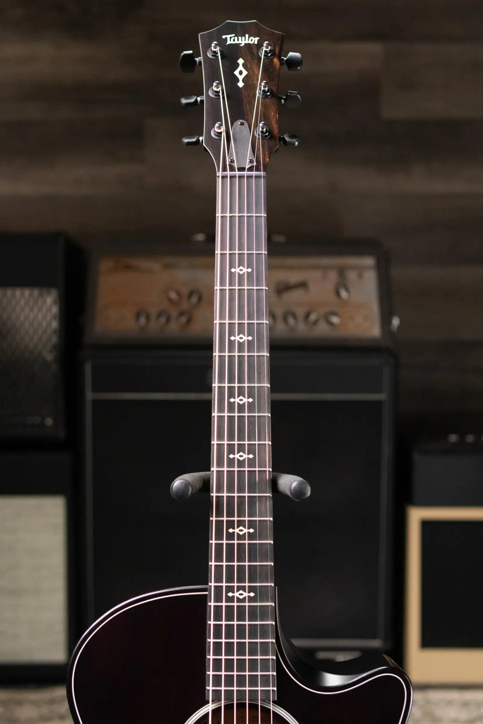 Taylor Next Generation Builder's Edition 324ce Grand Auditorium Acoustic/Electric Guitar - Tobacco Kona Burst with Hardshell Case