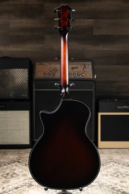 Taylor Next Generation Builder's Edition 324ce Grand Auditorium Acoustic/Electric Guitar - Tobacco Kona Burst with Hardshell Case