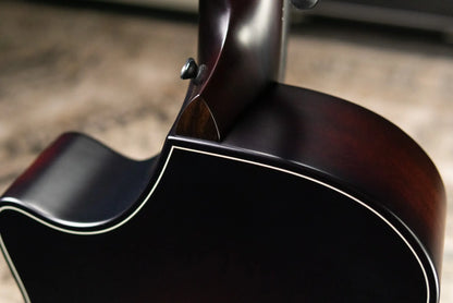 Taylor Next Generation Builder's Edition 324ce Grand Auditorium Acoustic/Electric Guitar - Tobacco Kona Burst with Hardshell Case