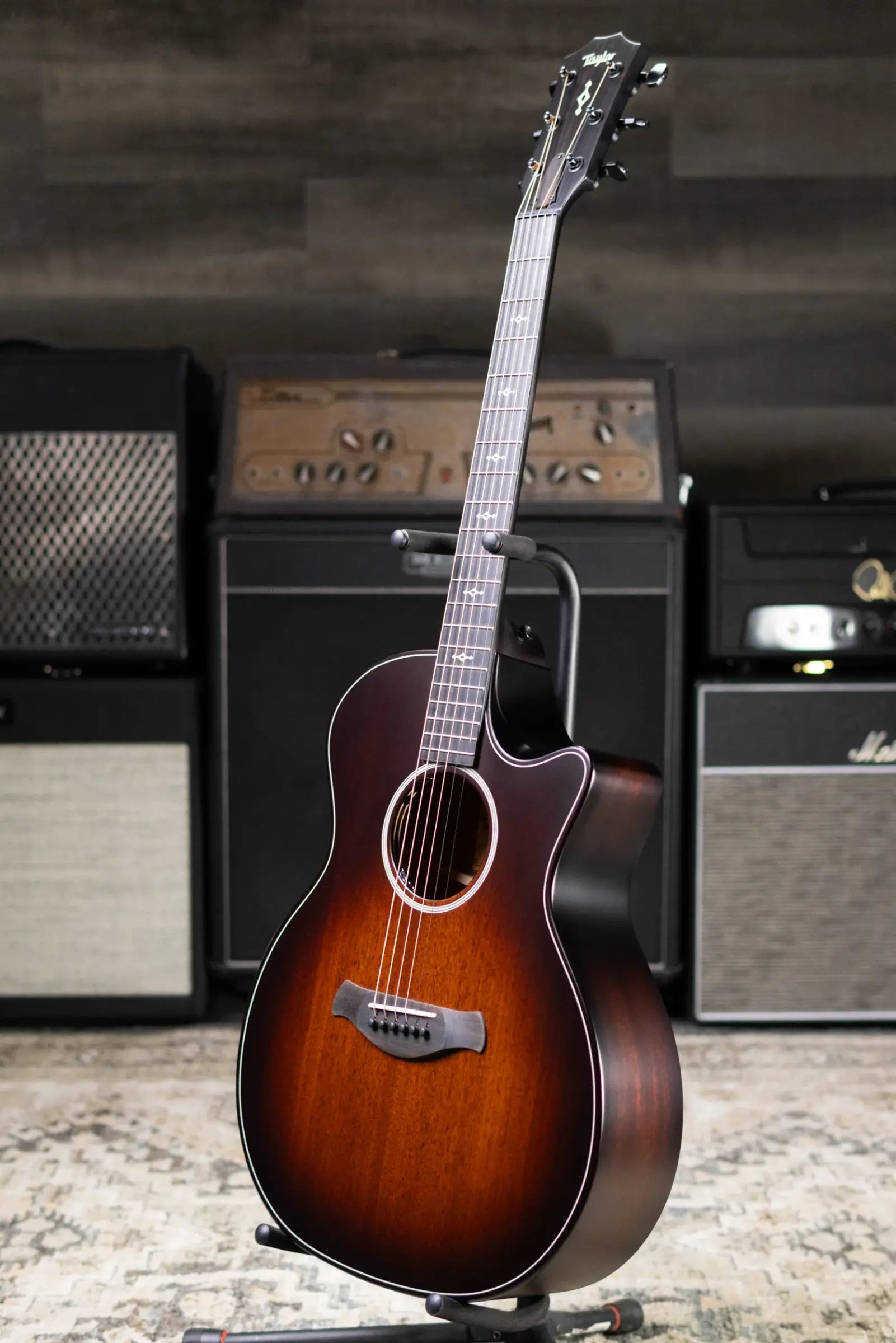 Taylor Next Generation Builder's Edition 324ce Grand Auditorium Acoustic/Electric Guitar with Hardshell Case