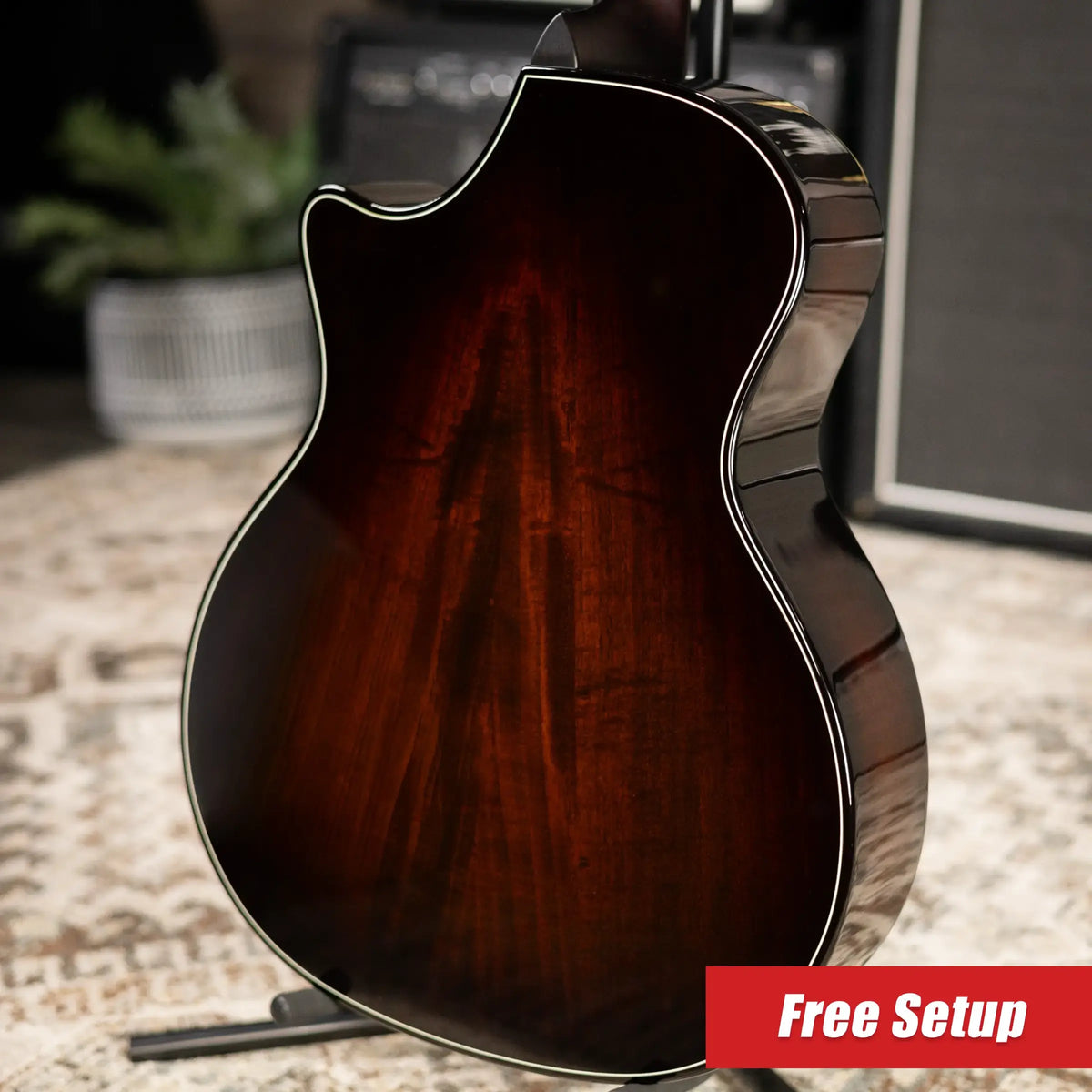 Taylor Next Generation Builder's Edition 514ce Grand Auditorium Acoustic/Electric Guitar - Kona Burst Top with Hardshell Case