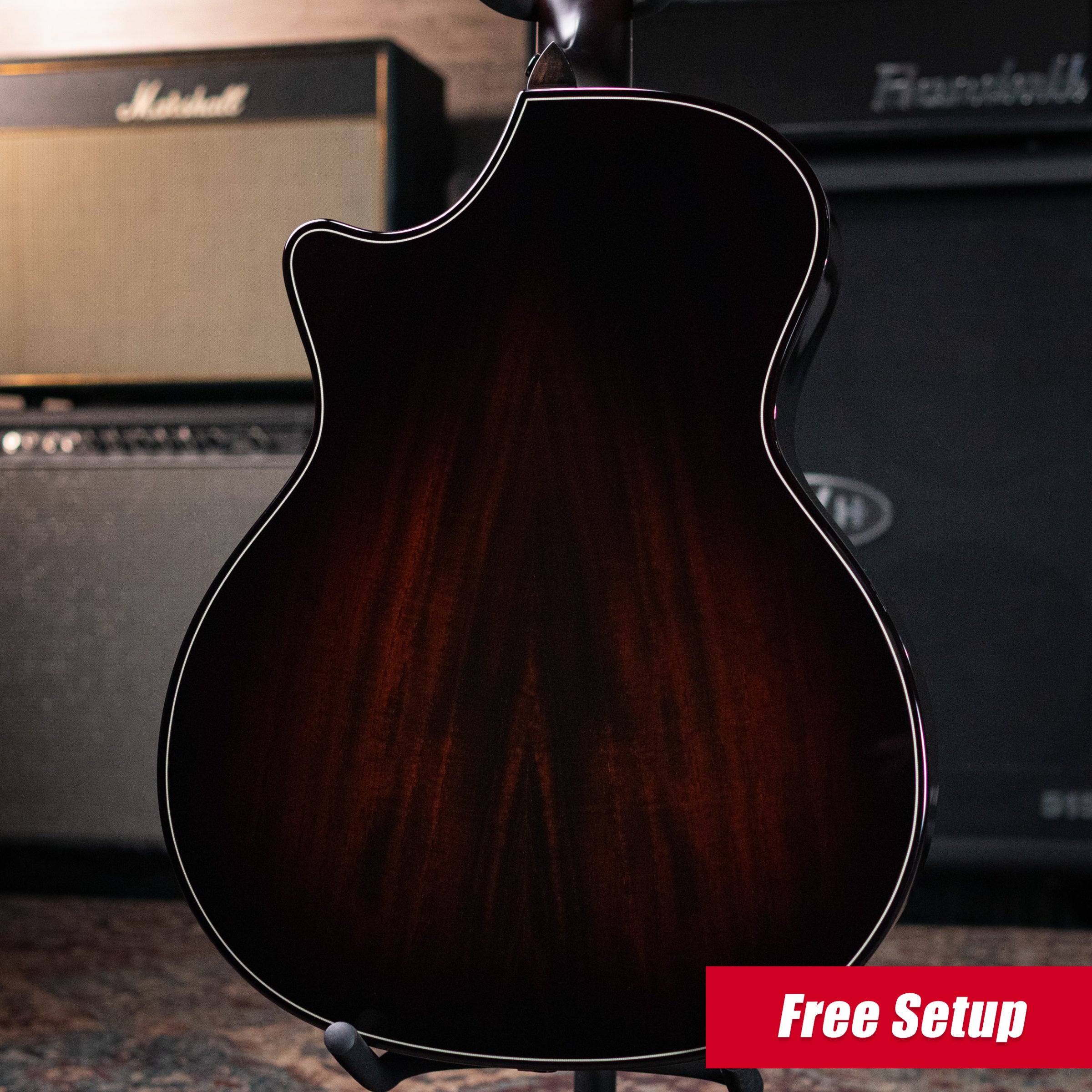 Taylor Next Generation Builder's Edition 514ce Grand Auditorium Acoustic/Electric Guitar - Natural with Hardshell Case
