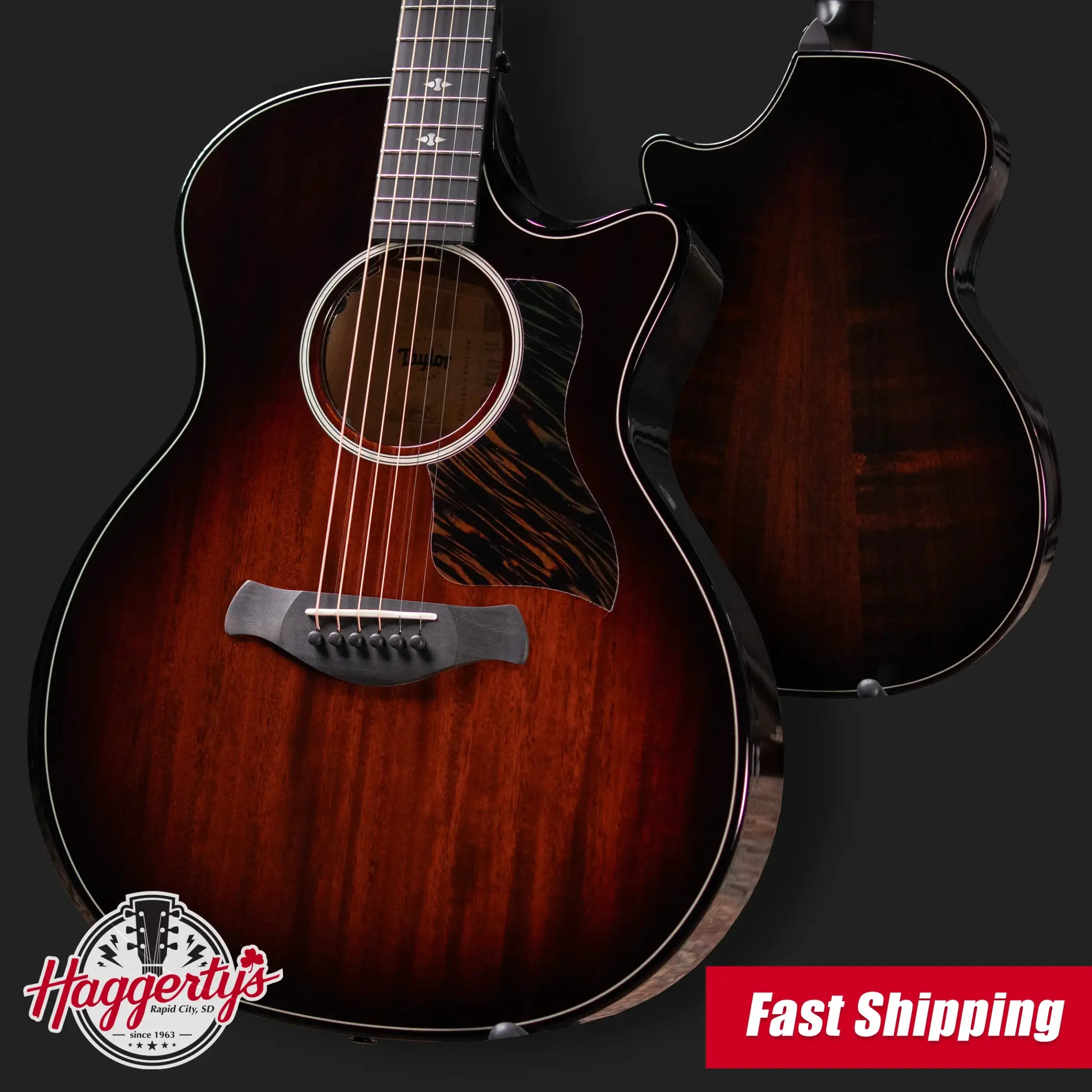 Taylor Next Generation Builder's Edition 524ce Grand Auditorium Acoustic/Electric Guitar with Hardshell Case