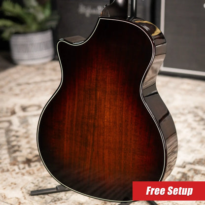 Taylor Next Generation Builder's Edition 524ce Grand Auditorium Acoustic/Electric Guitar with Hardshell Case
