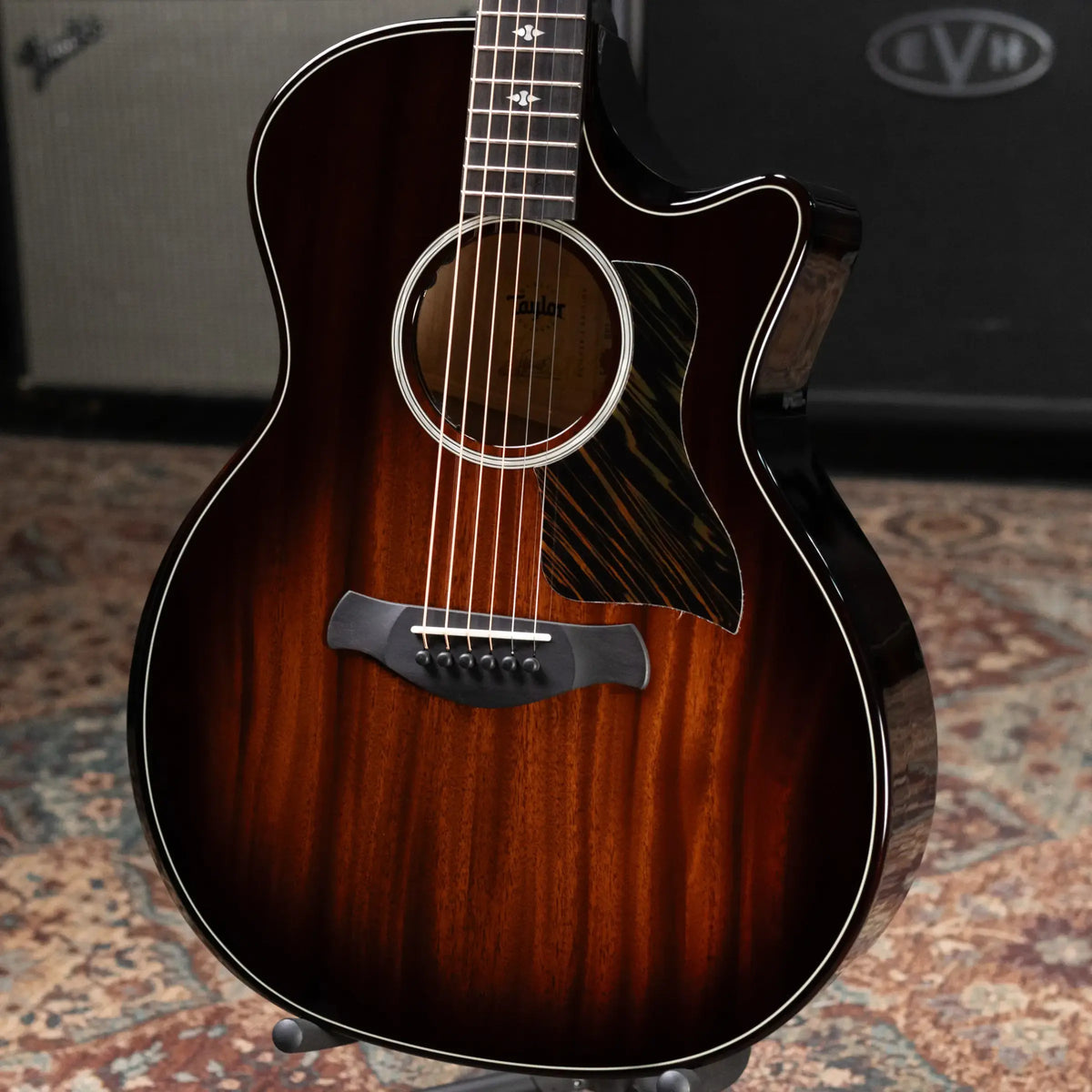 Taylor Next Generation Builder's Edition 524ce Grand Auditorium Acoustic/Electric Guitar with Hardshell Case