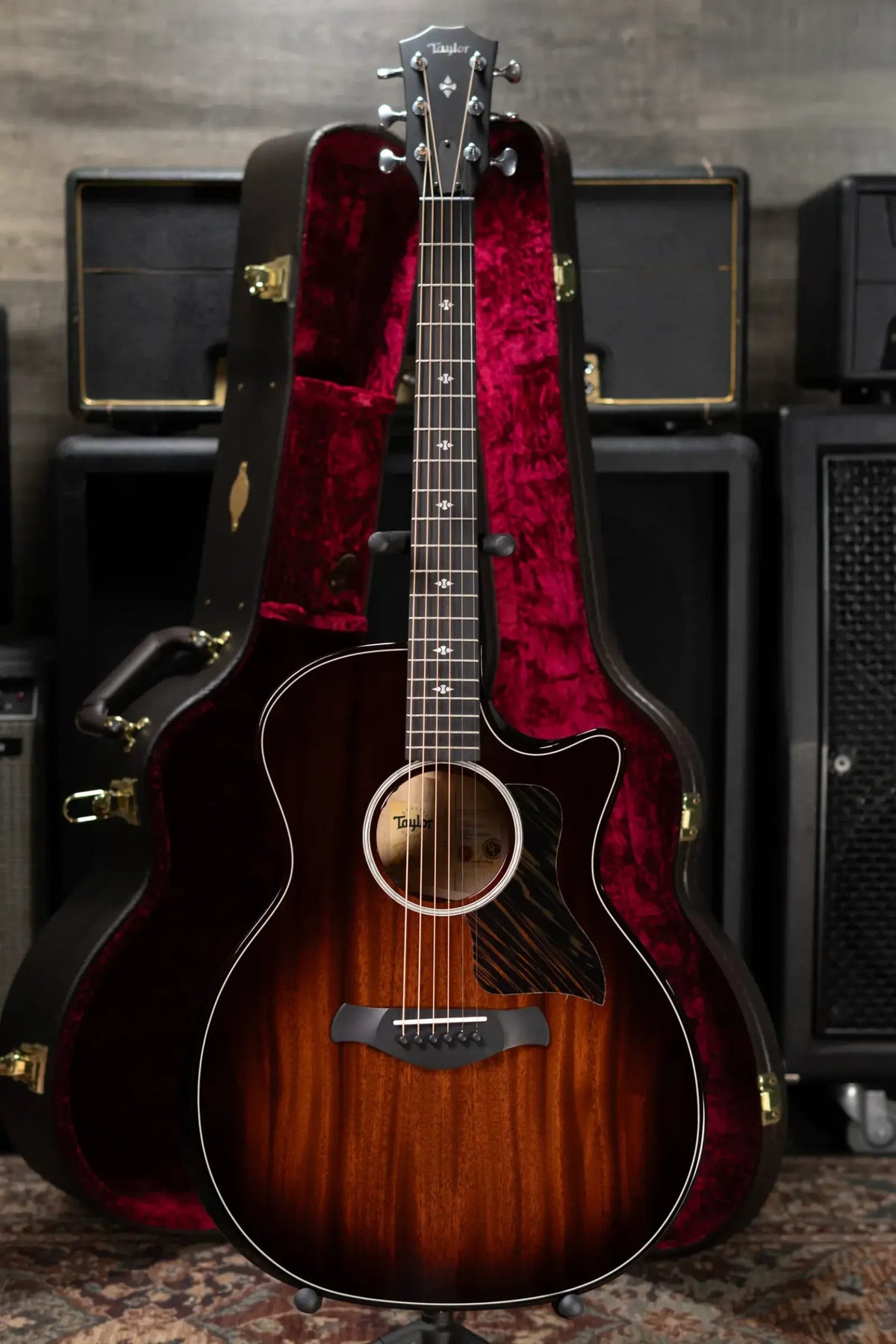 Taylor Next Generation Builder's Edition 524ce Grand Auditorium Acoustic/Electric Guitar with Hardshell Case