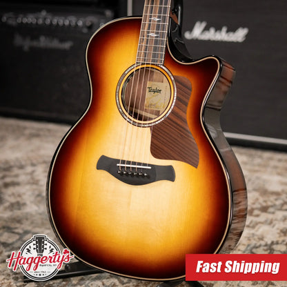 Taylor Next Generation Builder's Edition 814ce Grand Auditorium Acoustic/Electric Guitar - Adirondack/Honduran Rosewood with Hardshell Case - Factory Demo