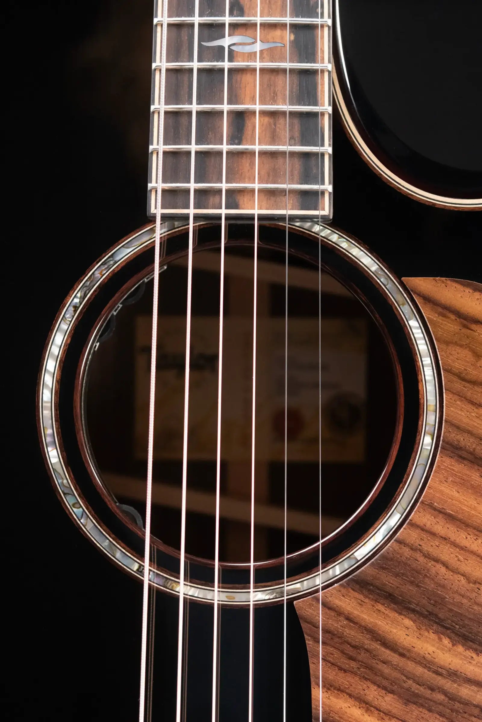 Taylor Next Generation Builder's Edition 814ce Grand Auditorium Acoustic/Electric Guitar - Blacktop with Hardshell Case