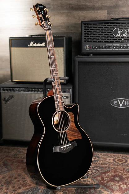 Taylor Next Generation Builder's Edition 814ce Grand Auditorium Acoustic/Electric Guitar - Blacktop with Hardshell Case
