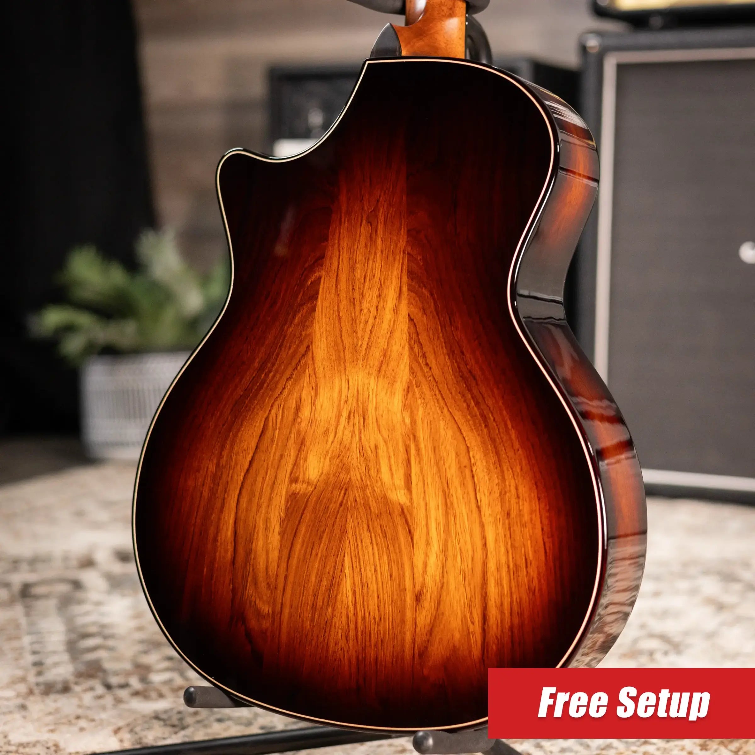 Taylor Next Generation Builder's Edition 814ce Grand Auditorium Acoustic/Electric Guitar - Redwood/Honduran Rosewood with Hardshell Case