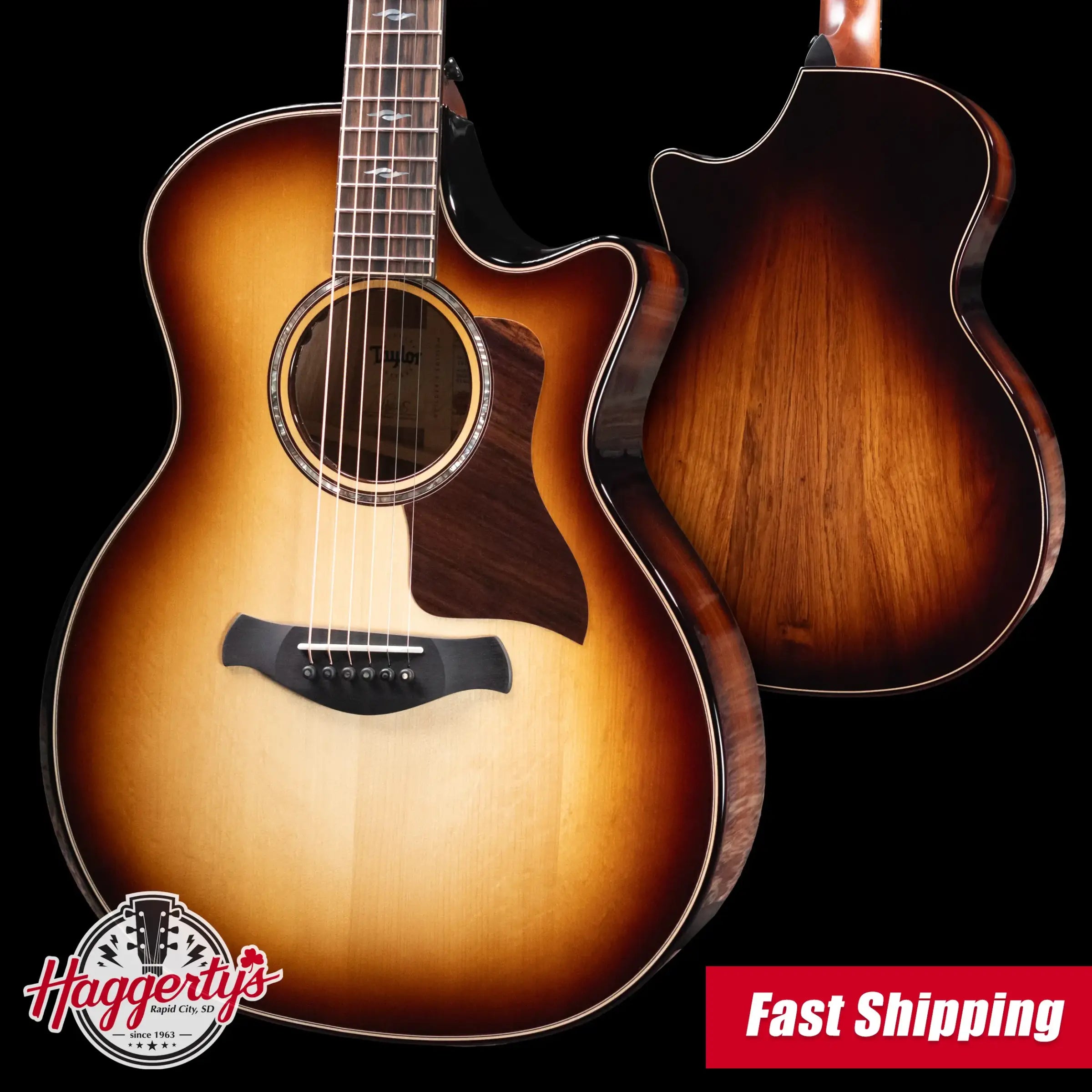 Taylor Next Generation Builder's Edition 814ce Grand Auditorium Acoustic/Electric Guitar with Hardshell Case