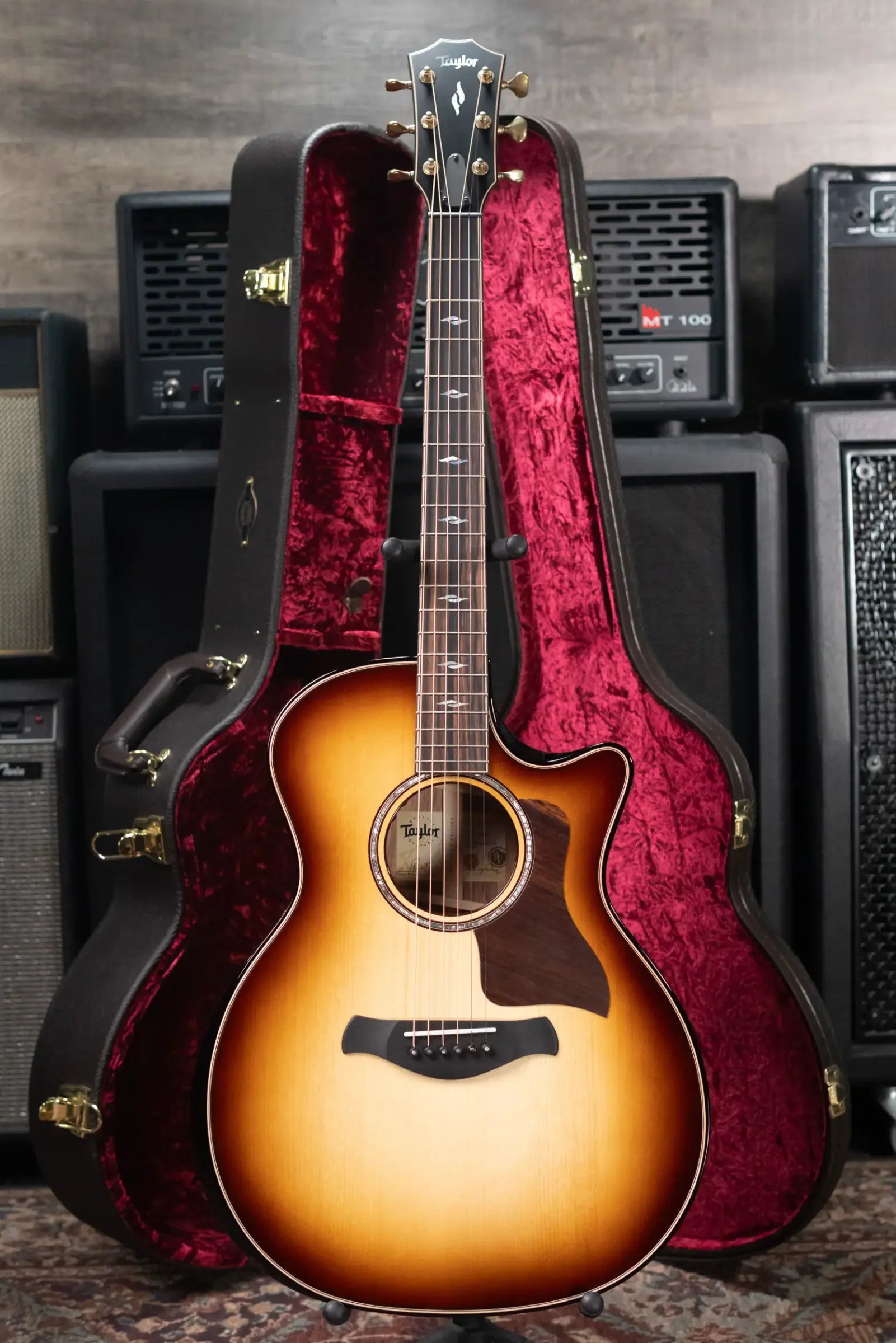 Taylor Next Generation Builder's Edition 814ce Grand Auditorium Acoustic/Electric Guitar with Hardshell Case