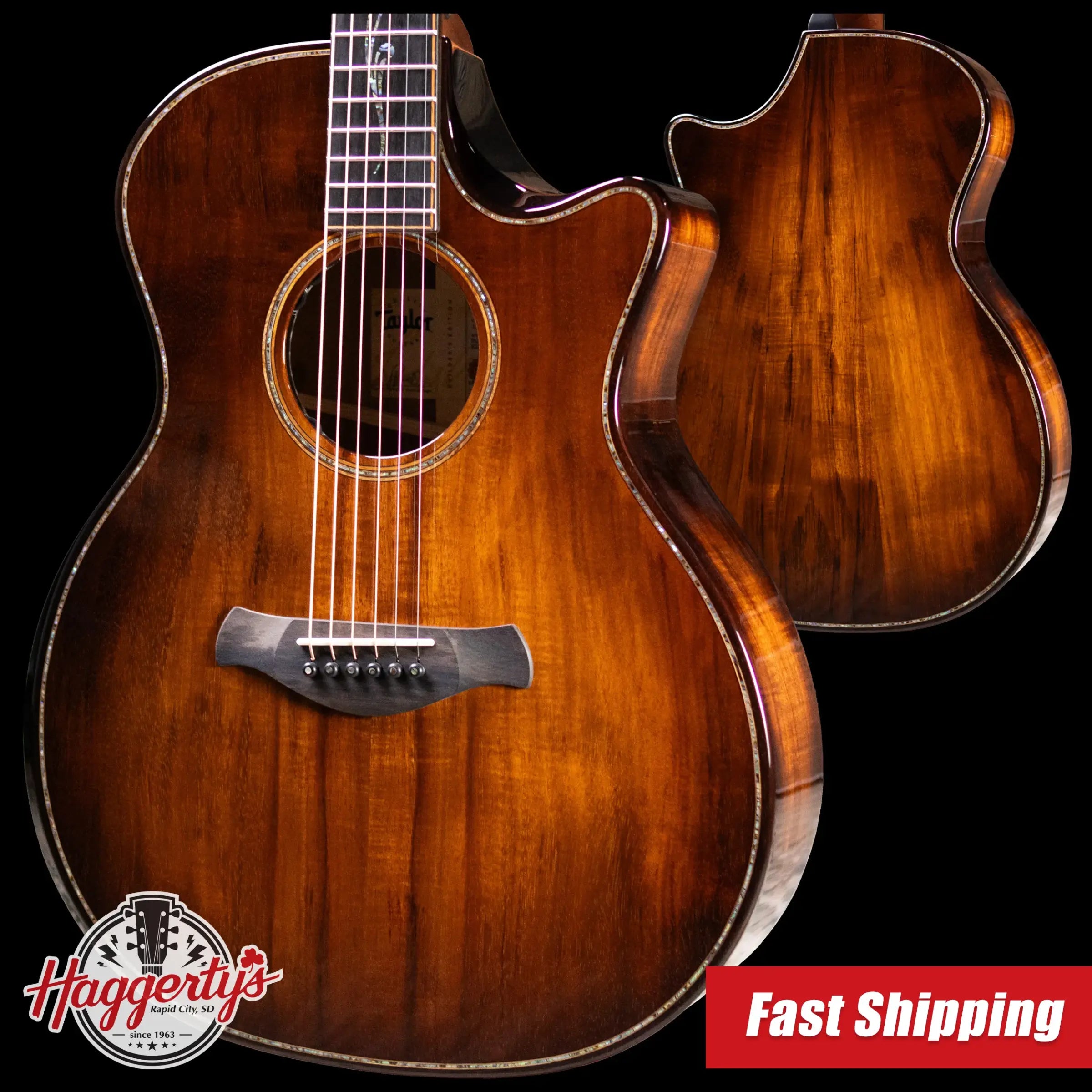 Taylor Next Generation Builder's Edition K24ce Grand Auditorium Acoustic/Electric Guitar with Hardshell Case