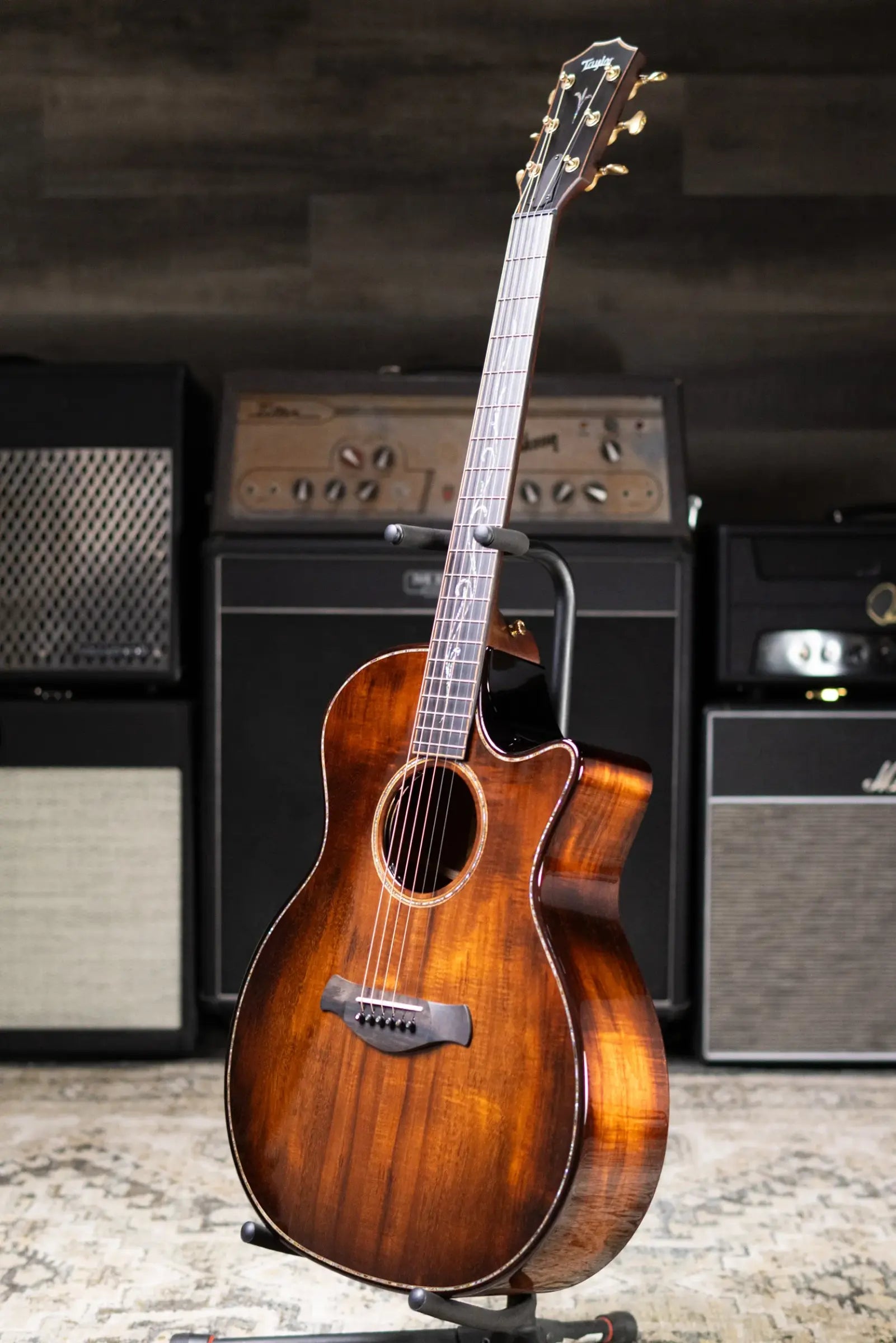 Taylor Next Generation Builder's Edition K24ce Grand Auditorium Acoustic/Electric Guitar with Hardshell Case