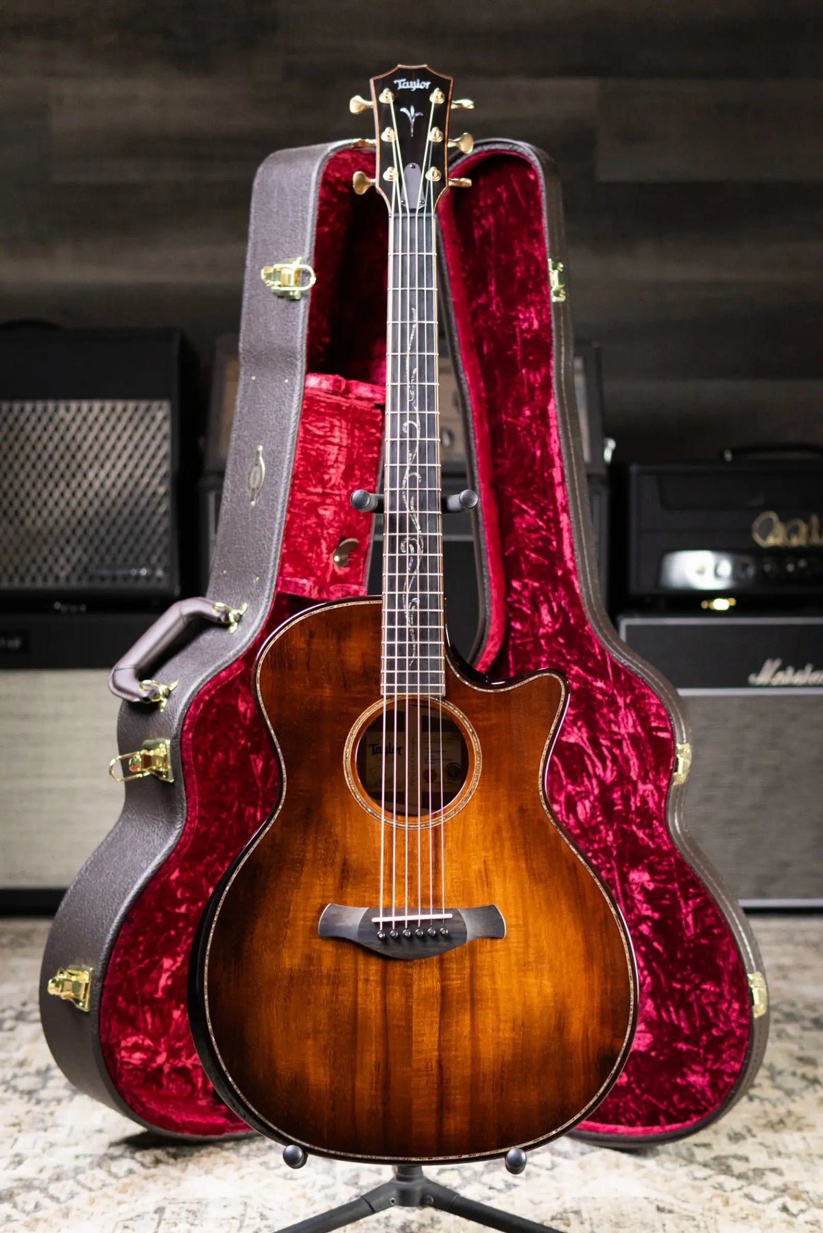 Taylor Next Generation Builder's Edition K24ce Grand Auditorium Acoustic/Electric Guitar with Hardshell Case
