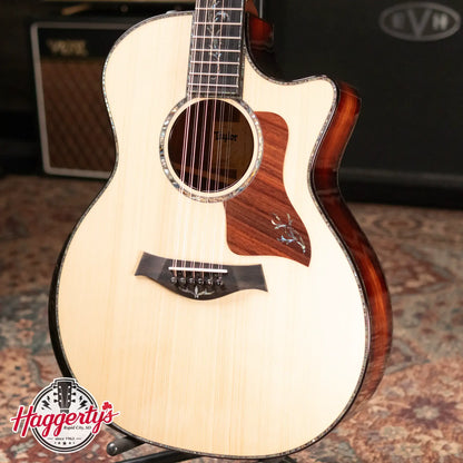 Taylor PS54ce Presentation Series 12-String Grand Auditorium Honduran Rosewood/Adirondack Spruce Acoustic/Electric Guitar with Hardshell Case