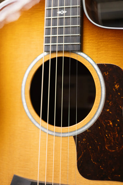 Taylor Sunset Blvd 214ce DLX Grand Auditorium Acoustic/Electric Guitar - Shaded Edge Burst with Hardshell Case - Factory Demo