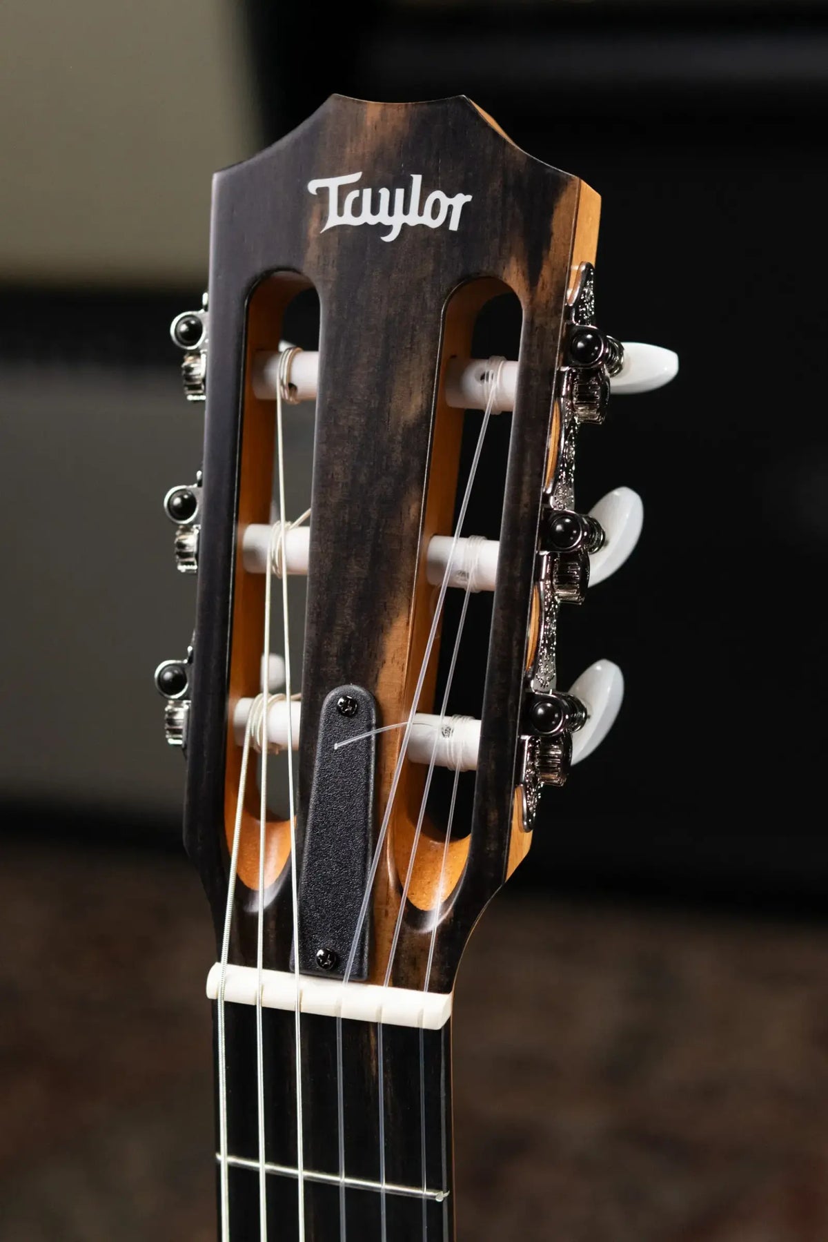 Taylor Sunset Blvd 214ce-N Plus Nylon Grand Auditorium Acoustic/Electric Guitar - Shaded Edge Burst with Aerocase - Factory Used