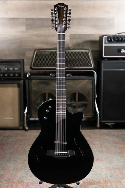 Taylor T5z-12 Classic DLX 12-string Electric - Black with Hardshell Case