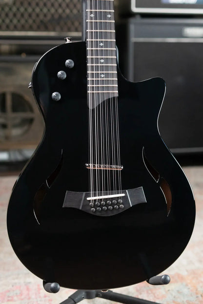 Taylor T5z-12 Classic DLX 12-string Electric - Black with Hardshell Case