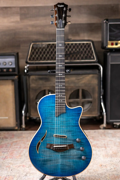 Taylor T5z Pro Electric Guitar - Harbor Blue with Hardshell Case - Factory Demo
