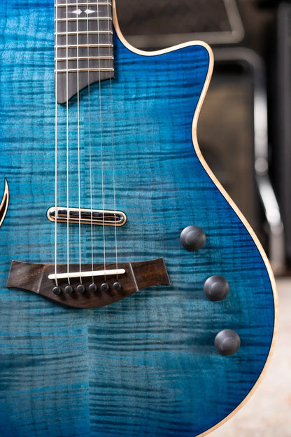 Taylor T5z Pro Electric Guitar - Harbor Blue with Hardshell Case - Factory Demo