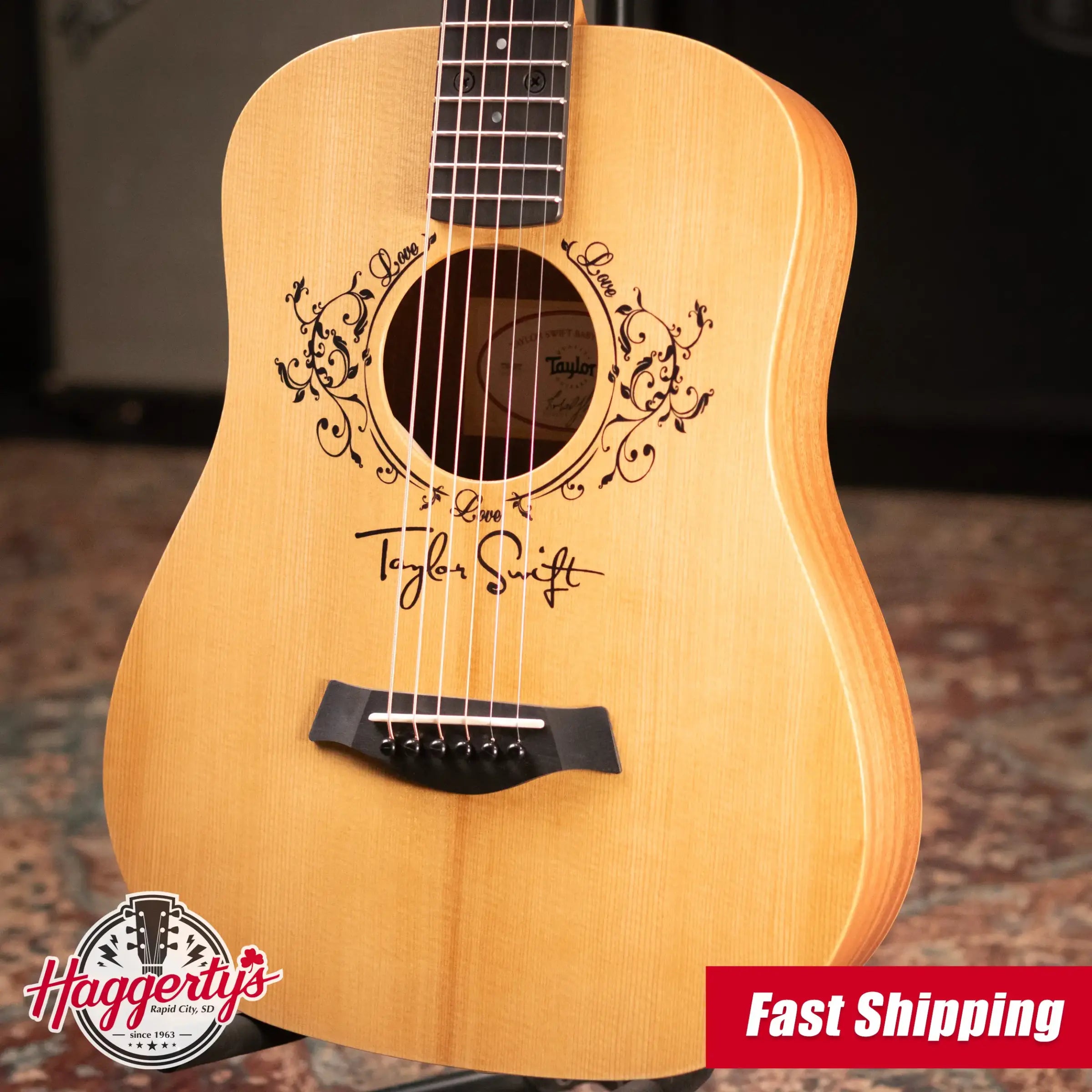 Taylor TS-BT Taylor Swift Signature Baby Taylor Acoustic Guitar with Gig Bag - Used