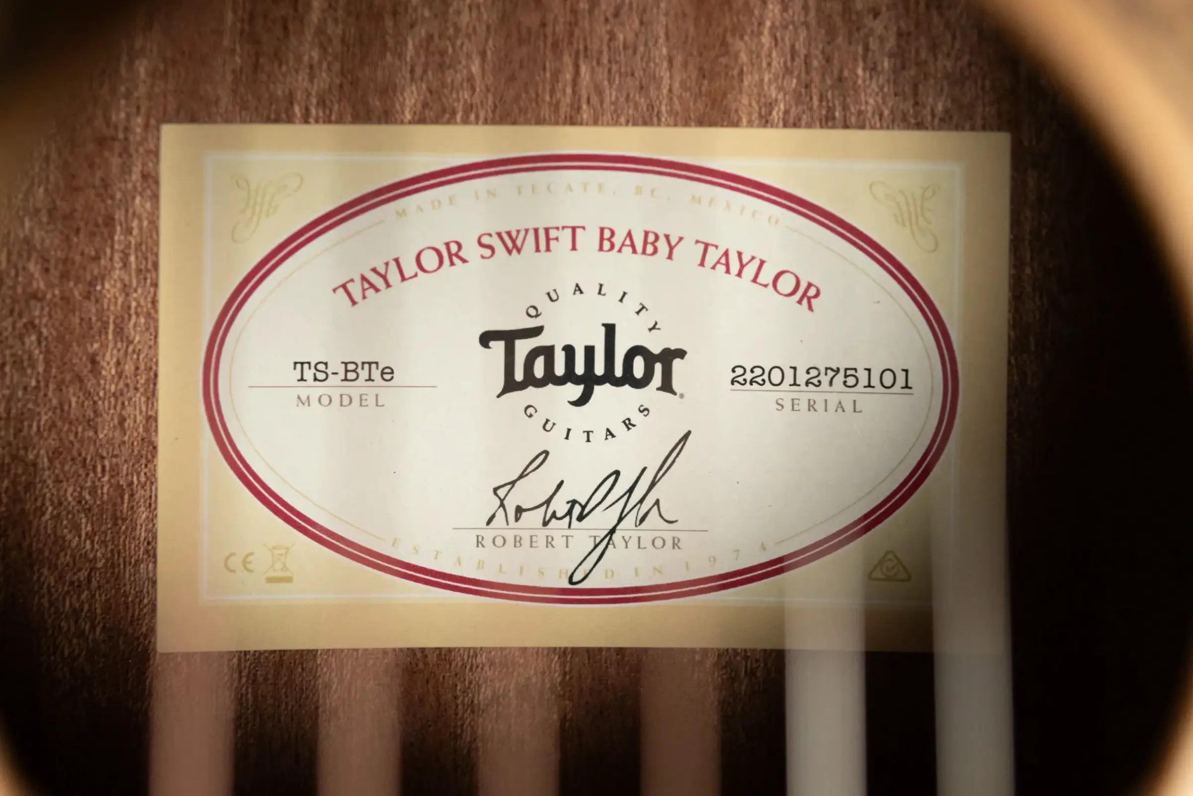 Taylor TS-BTe Taylor Swift Baby Taylor Acoustic-Electric Guitar with Gig Bag