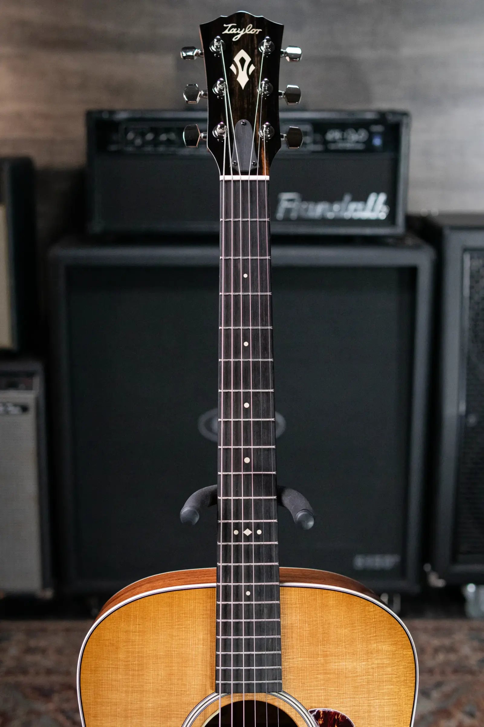 Taylor Trey Hensley Gold Label 510e Special Edition Dreadnought Acoustic / Electric Guitar - Antique Blonde with Hardshell Case