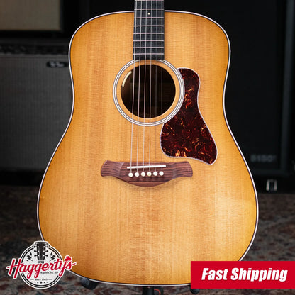 Taylor Trey Hensley Gold Label 510e Special Edition Dreadnought Acoustic / Electric Guitar -  Antique Blonde with Hardshell Case