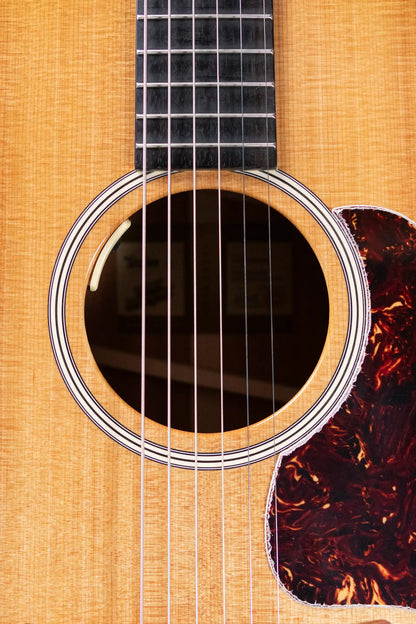 Taylor Trey Hensley Gold Label 510e Special Edition Dreadnought Acoustic / Electric Guitar -  Antique Blonde with Hardshell Case