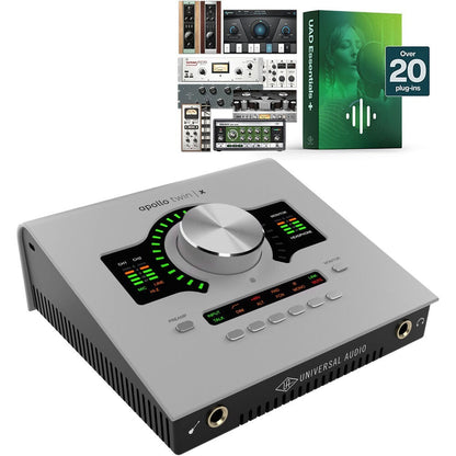 Universal Audio Apollo Twin X QUAD Gen 2 Essentials+ 10 x 6 Thunderbolt Audio Interface with UAD DSP