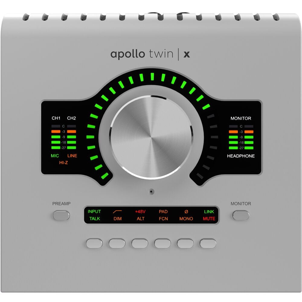 Universal Audio Apollo Twin X QUAD Gen 2 Essentials+ 10 x 6 Thunderbolt Audio Interface with UAD DSP