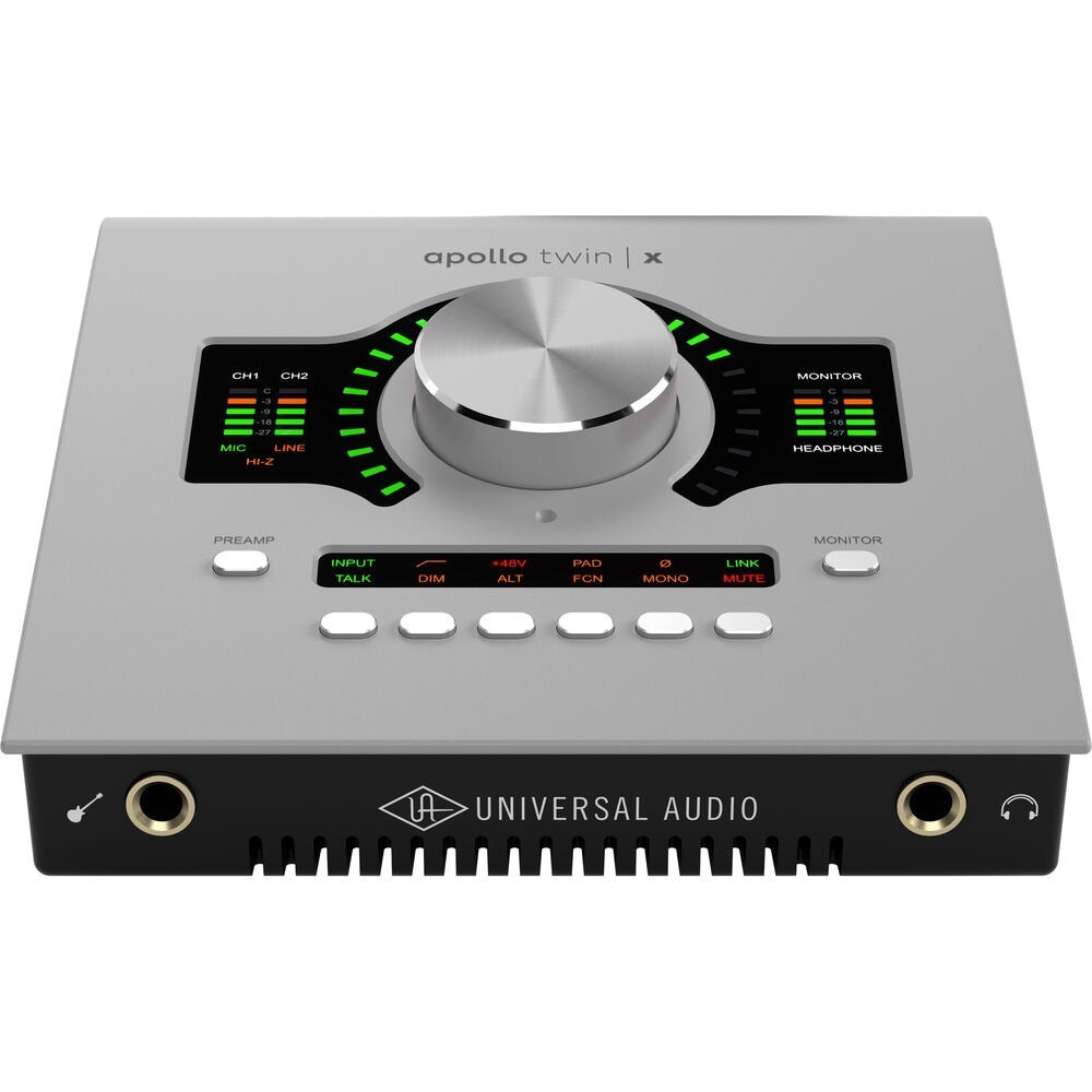 Universal Audio Apollo Twin X QUAD Gen 2 Essentials+ 10 x 6 Thunderbolt Audio Interface with UAD DSP