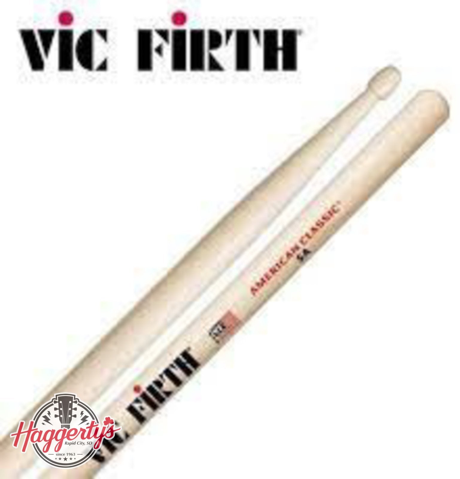 Vic Firth 5A Wood Tip Drum Sticks