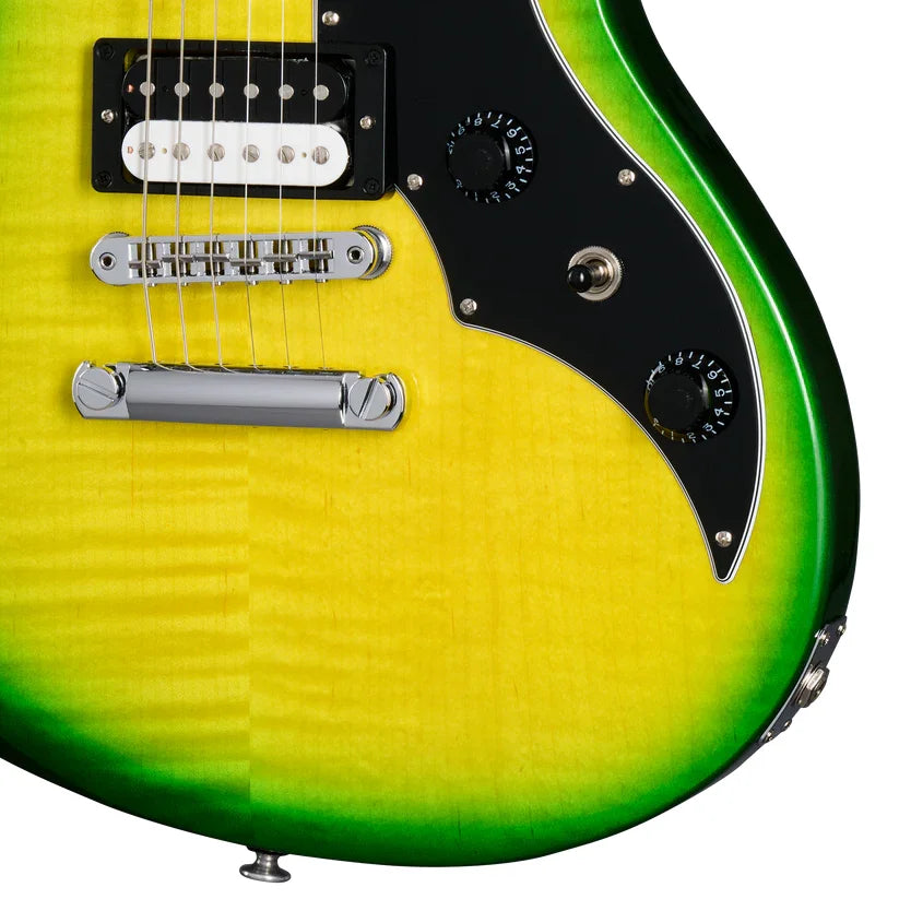 Gibson Victory Figured Top Electric Guitar - Iguana Burst with Hardshell Case