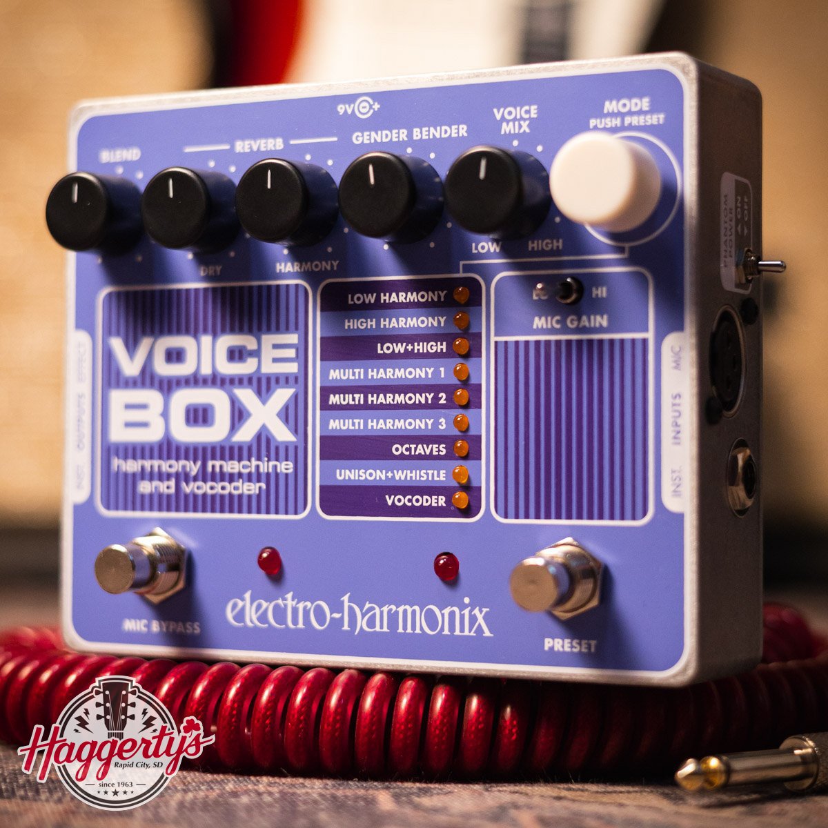 Electro-Harmonix Voice Box Vocal Harmony Machine/Vocoder Pedal - Floor Model