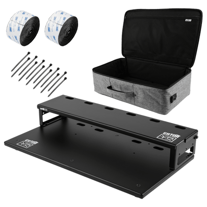 Vertex By Gator GV-TC2313R2-GB Tour Compact 23" x 13" Pedalboard & Riser w/ Padded Gig Bag