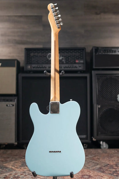 Fender 1969 Telecaster Electric Guitar Refinished Blue with Hardshell Case - Used