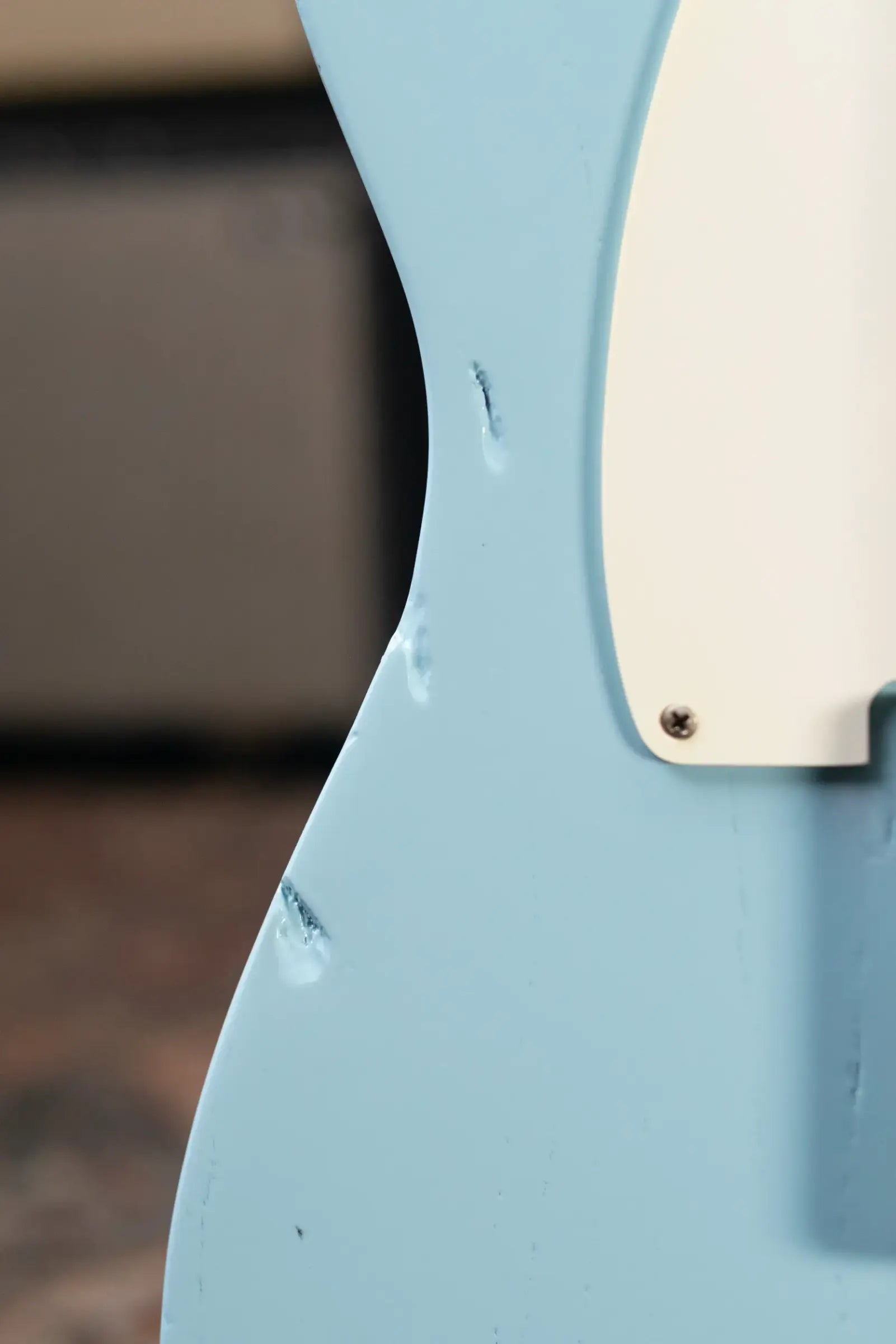 Fender 1969 Telecaster Electric Guitar Refinished Blue with Hardshell Case - Used