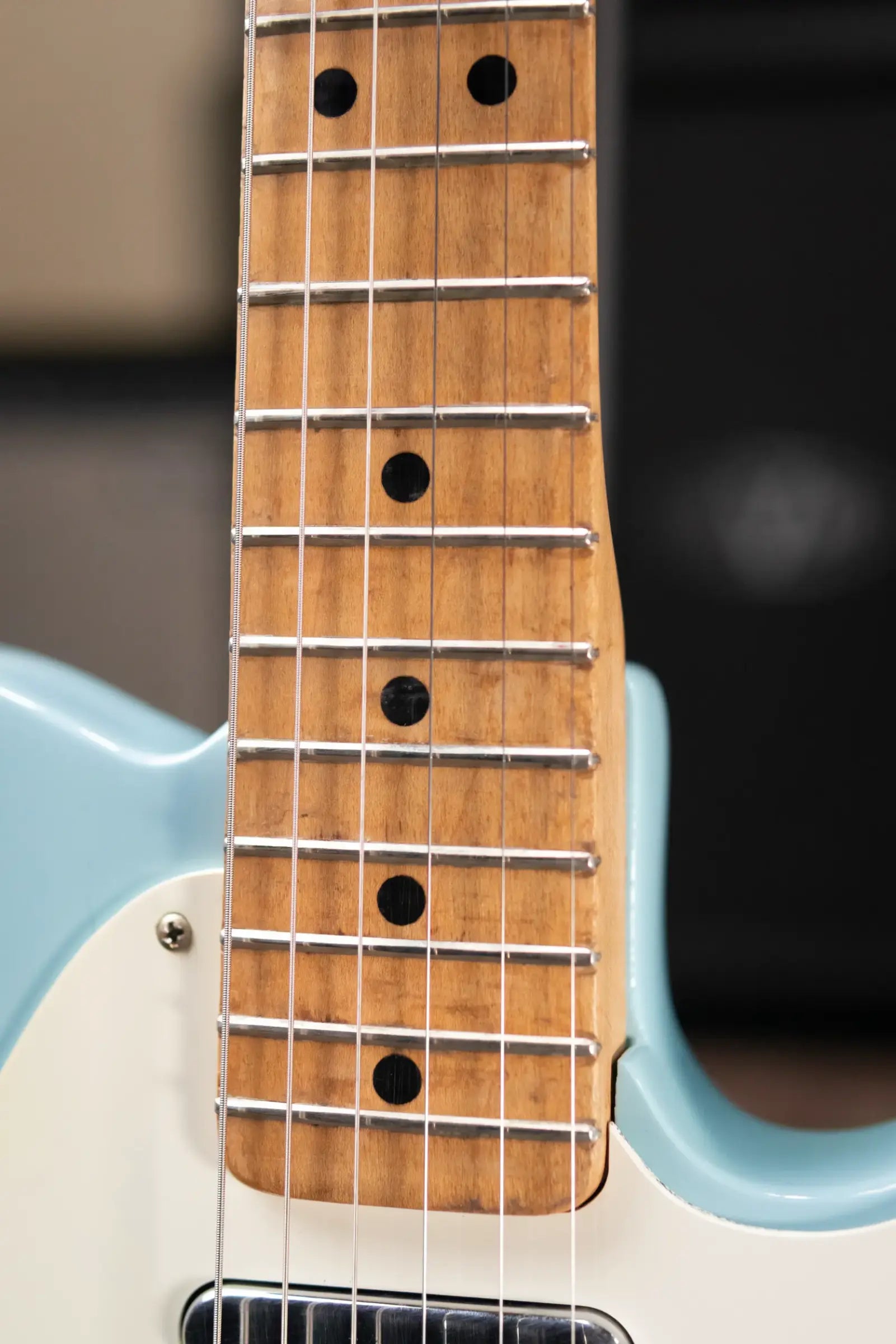 Fender 1969 Telecaster Electric Guitar Refinished Blue with Hardshell Case - Used