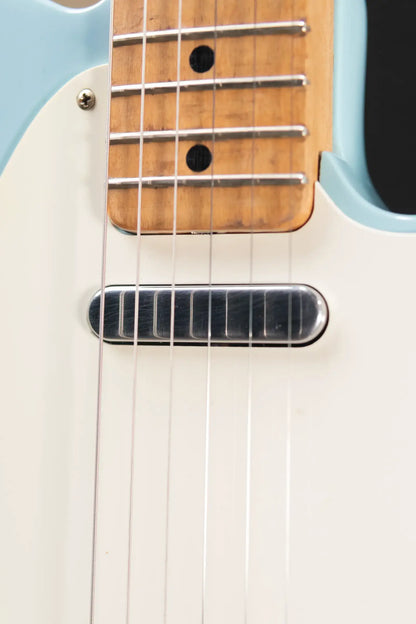 Fender 1969 Telecaster Electric Guitar Refinished Blue with Hardshell Case - Used