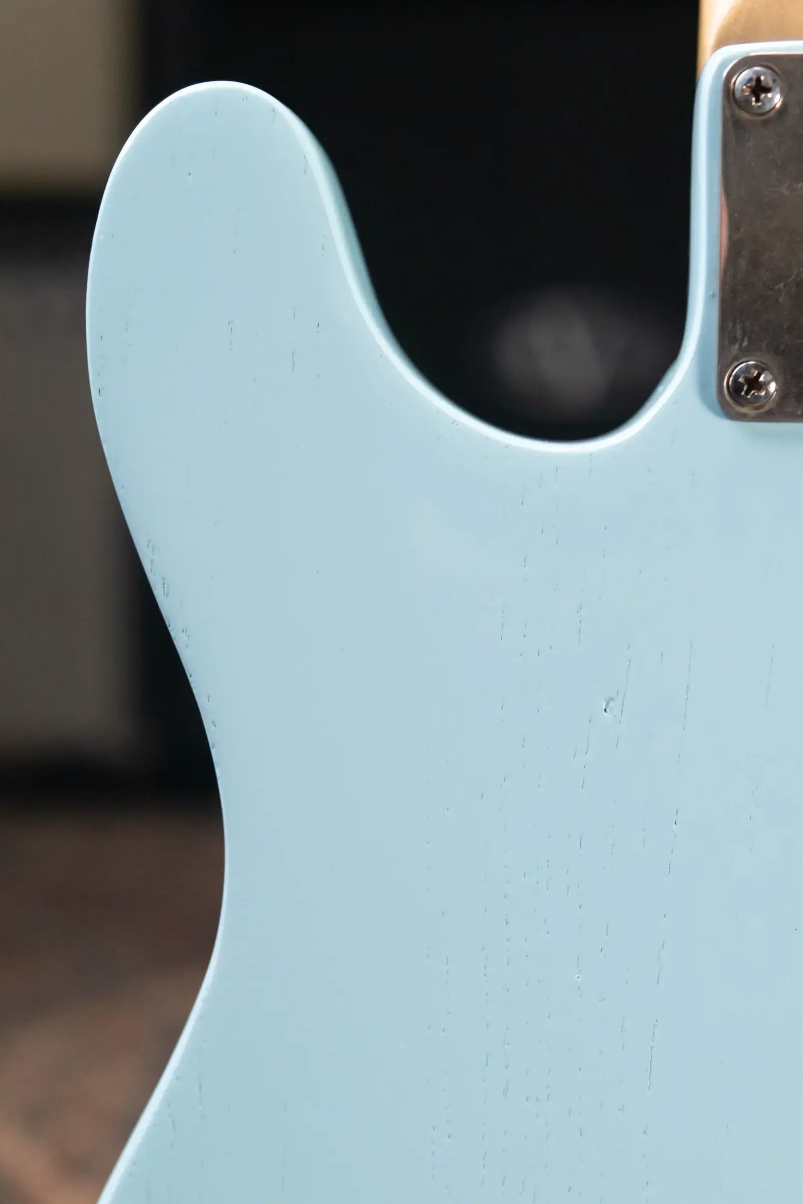 Fender 1969 Telecaster Electric Guitar Refinished Blue with Hardshell Case - Used