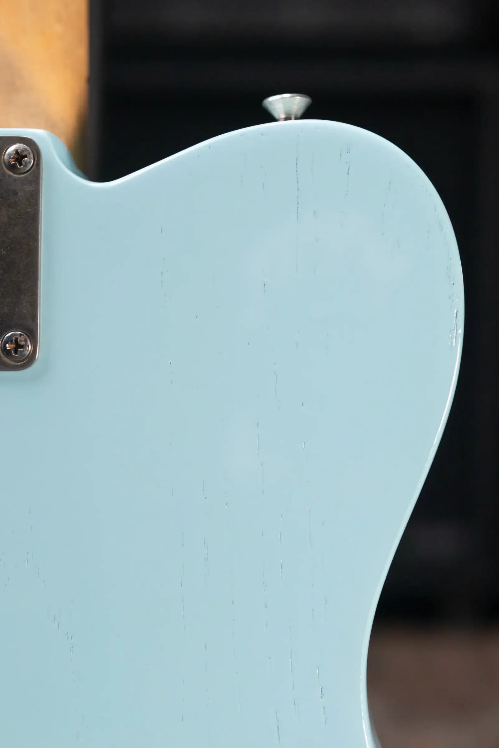 Fender 1969 Telecaster Electric Guitar Refinished Blue with Hardshell Case - Used