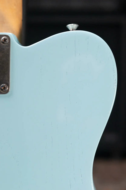 Fender 1969 Telecaster Electric Guitar Refinished Blue with Hardshell Case - Used