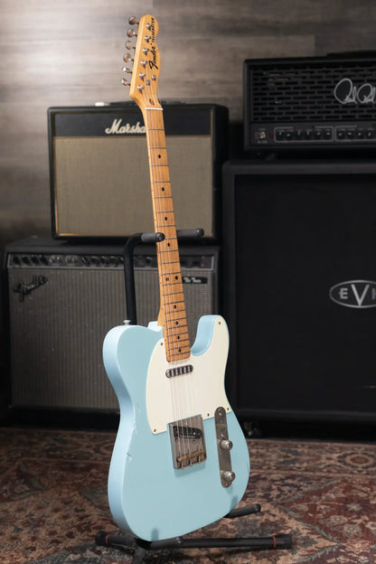 Fender 1969 Telecaster Electric Guitar Refinished Blue with Hardshell Case - Used