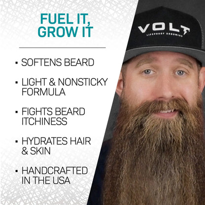 Volt Lube Beard Oil - Fragrance Free - 1oz