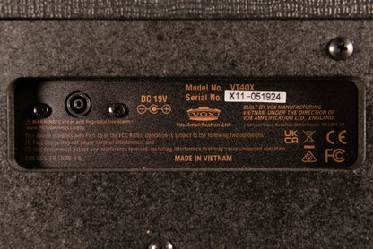 Vox Valvetronix VT40X Classic Blue 40-watt 1 x 10-inch Combo Amplifier